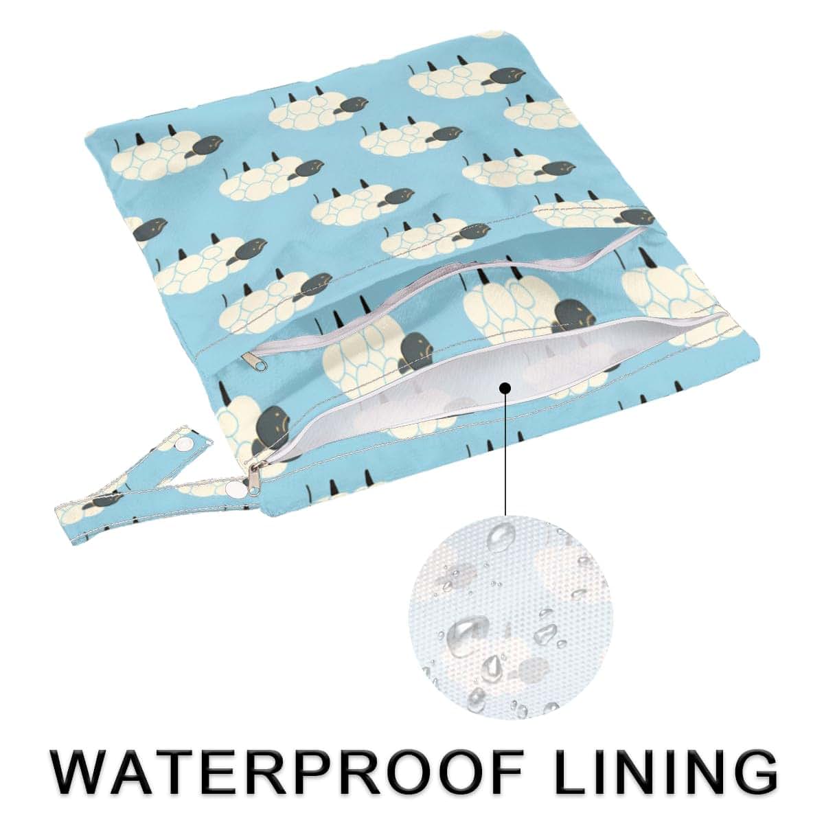 Wet Dry Bag Set for Travel and Beach Use