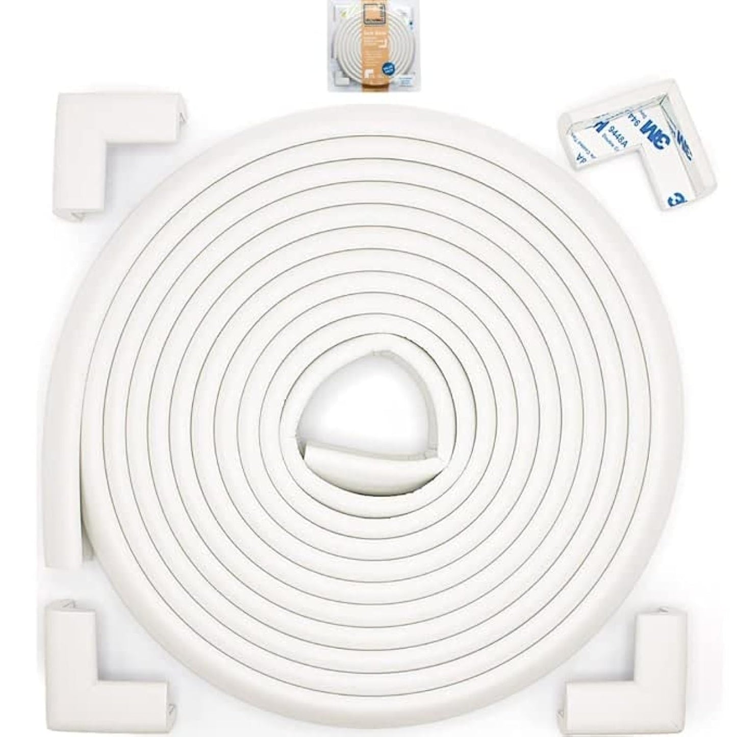 Roving Cove Slimfit Edge Protector, Baby Proofing Guard, Oyster White