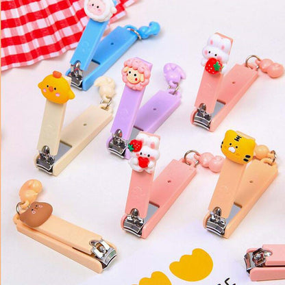 Petunny 20-Pack Stainless Steel Cartoon Nail Clippers, Random Colors