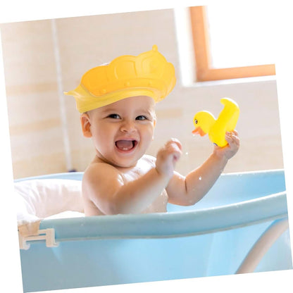 Totority Adjustable Silicone Hair Washing Hat Yellow