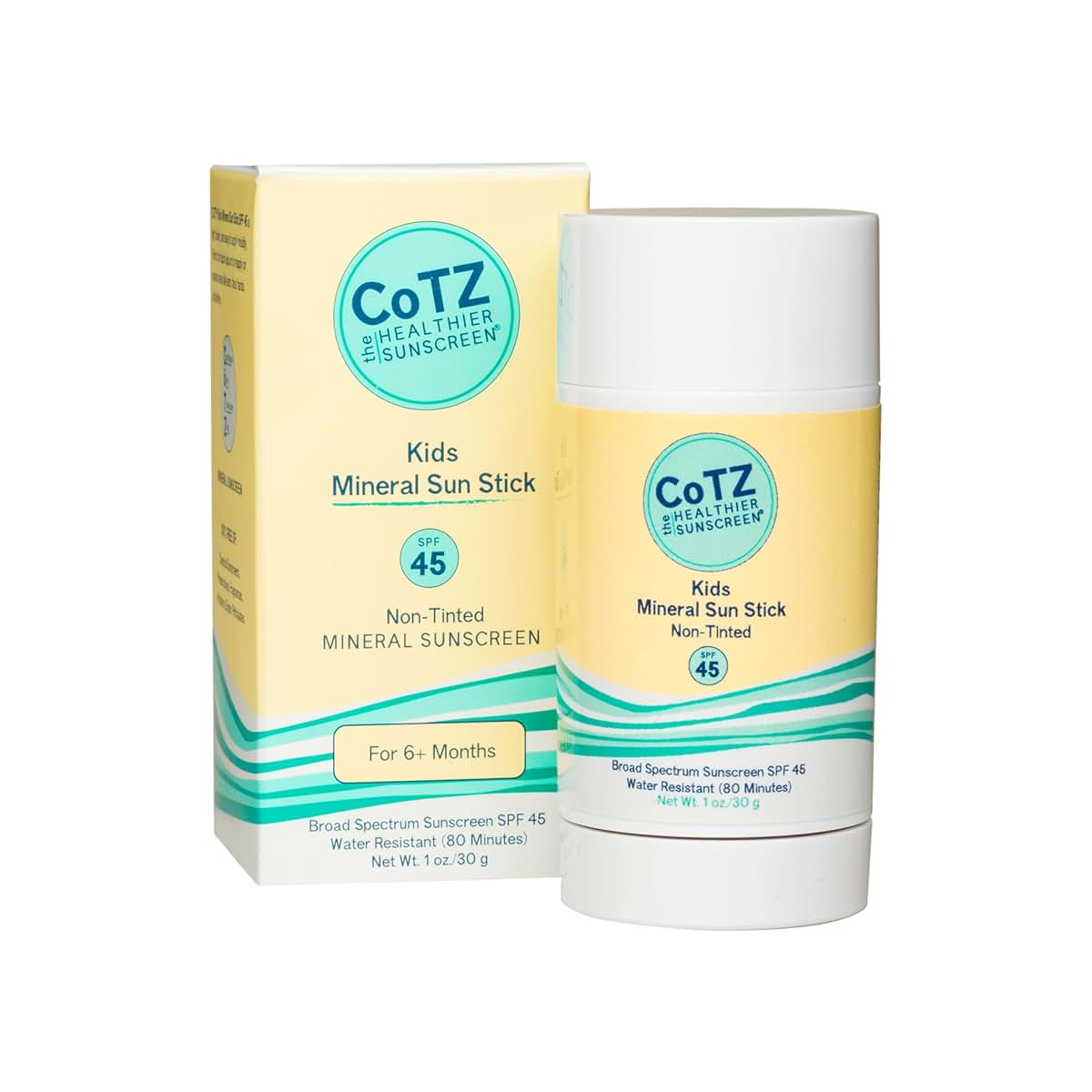 CoTZ Kids Mineral Sunscreen Stick SPF 45 Broad Spectrum