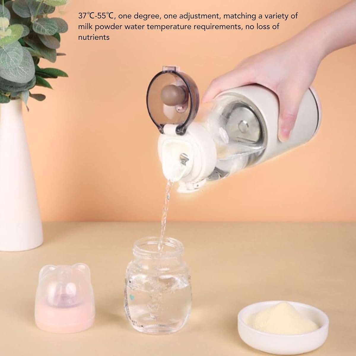 Yunir Portable Bottle Warmer 300ML USB Rechargeable Milk Warmer (photo 3)