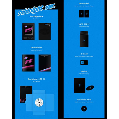 Kep1er 3rd Mini Album TROUBLESHOOTER Photobook Set Ver + Poster