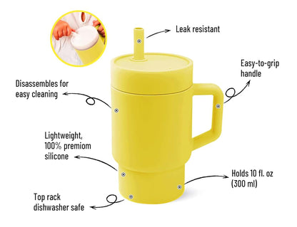 Dloccold Silicone Straw Cup Miniature Tumbler