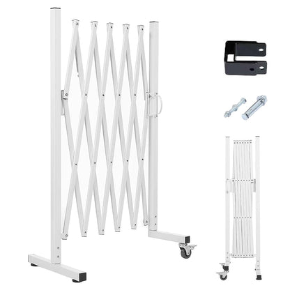 AkiiGer Metal Expandable Barrier Fence Gate for Dogs and Pets