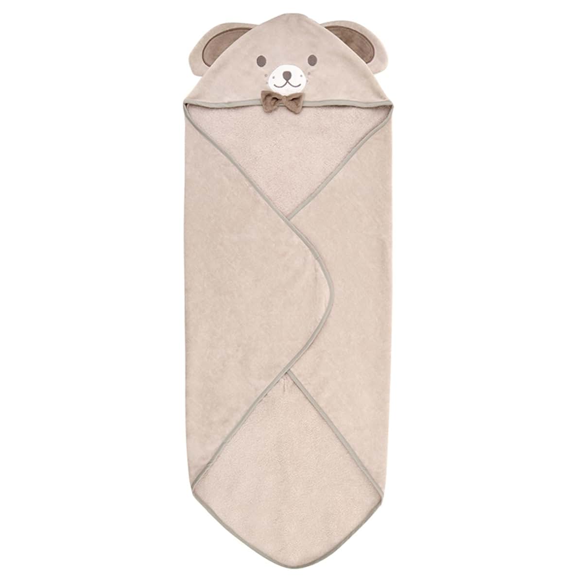 Stephan Baby Hooded Towel - 100% Cotton with Fun Animal Design for Infants and Toddlers, 31" Square, Puppy