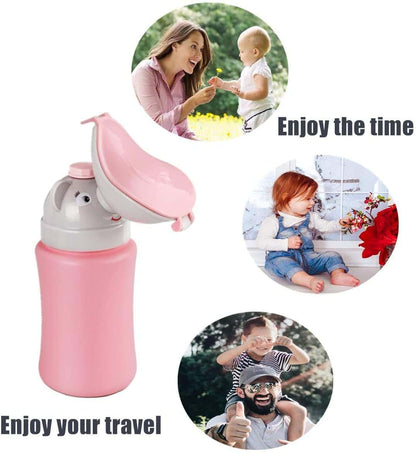 Inchant Baby Girls Portable Emergency Urinal Potty Pee Training Cup for Car Travel Camping(Pink) - Urinal Emergency (photo 4)