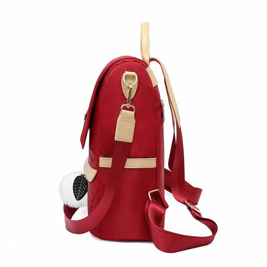 TAPIVA Backpacks Fashion Nylon Solid Color Women Shopping Backpack Anti-Theft Travel Bag School Bags Bookbag (Color : (photo 2)