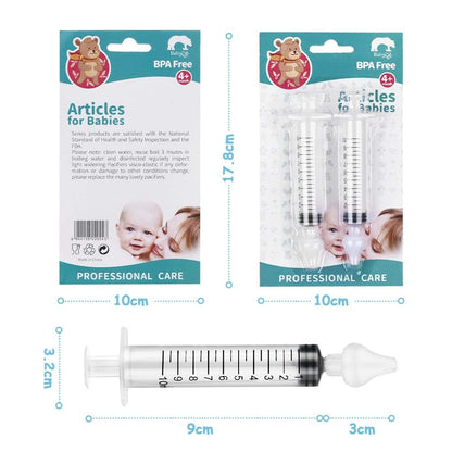 BabyOneStop Nasal Irrigator Set, 4-Piece Portable Nose Cleaner