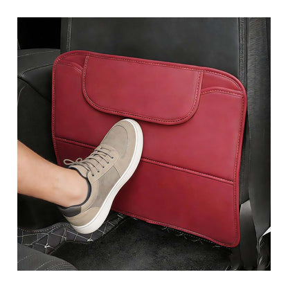 MTYUHD 2pcs Car Seat Back Kick Pads for Range Rover Velar (Mid-Term Facelift) 2024, Leather Universal Waterproof
