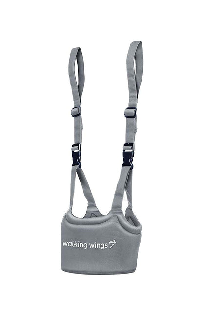 UpSpring Baby Walking Wings Learn To Walk Assistant, Gray Handheld Harness
