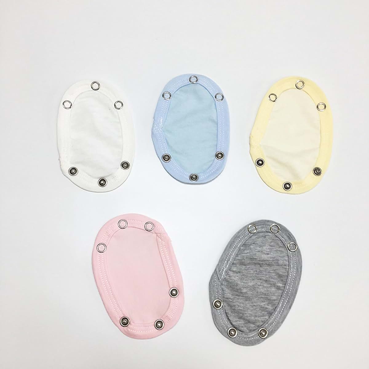 Psdndeww Infant Jumpsuit Length Extender Diaper Romper Diaper Extenders Solid Color Baby Bodysuit Clothing Accessories (photo 3)