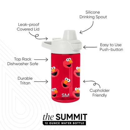 Simple Modern Sesame Street Kids Tritan Summit Water Bottle with Straw Lid