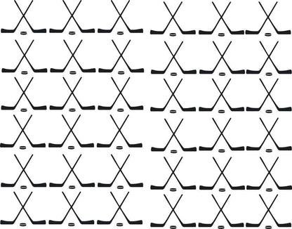 YOYOYU ART HOME DECOR Hockey Stick Wall Stickers, 36 Piece Set