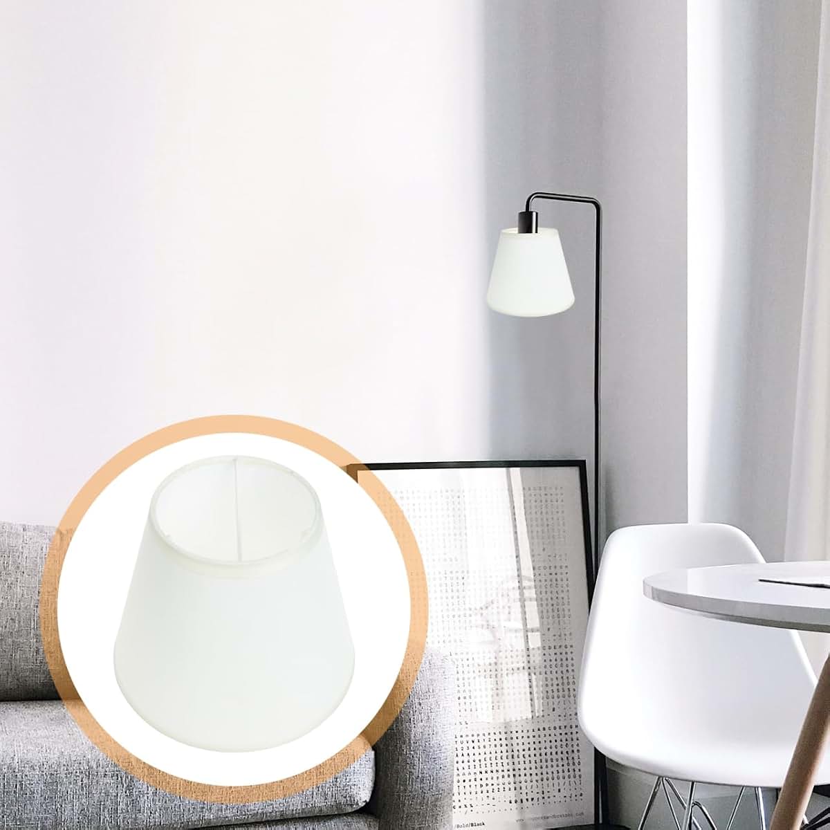 Yardenfun Cartoon Printing Lamp Shade Fabric Drum Cover