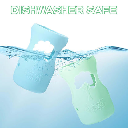 Jaarssho 3 Pcs Colorful Silicone Sleeve For Dr.Brown Bottles 9 Oz (photo 3)