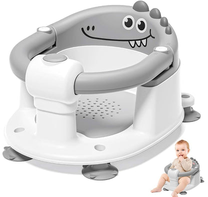 BabyOneStop Baby Bath Seat With Openable Armrests For Sitting Up