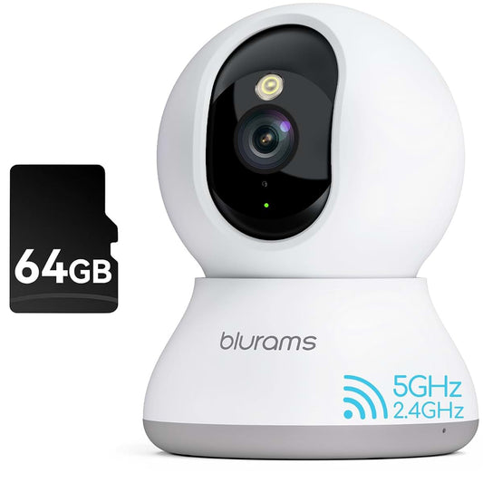 Blurams 2K Baby Monitor Security Camera With 64GB TF Card