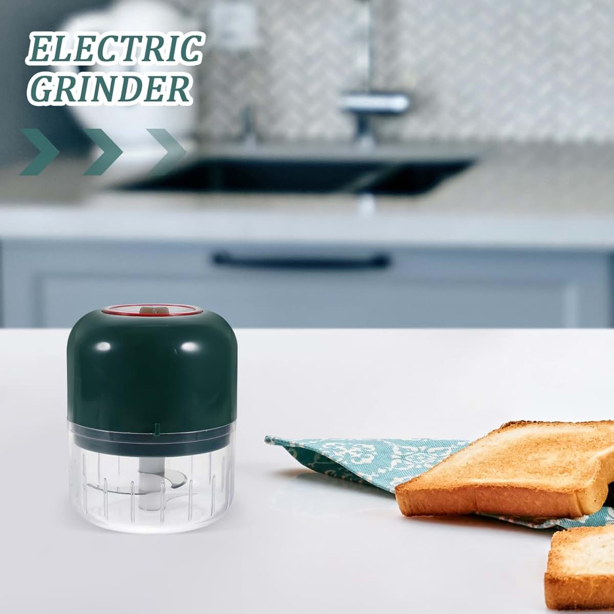 PRETYZOOM Electric Mini Food Processor