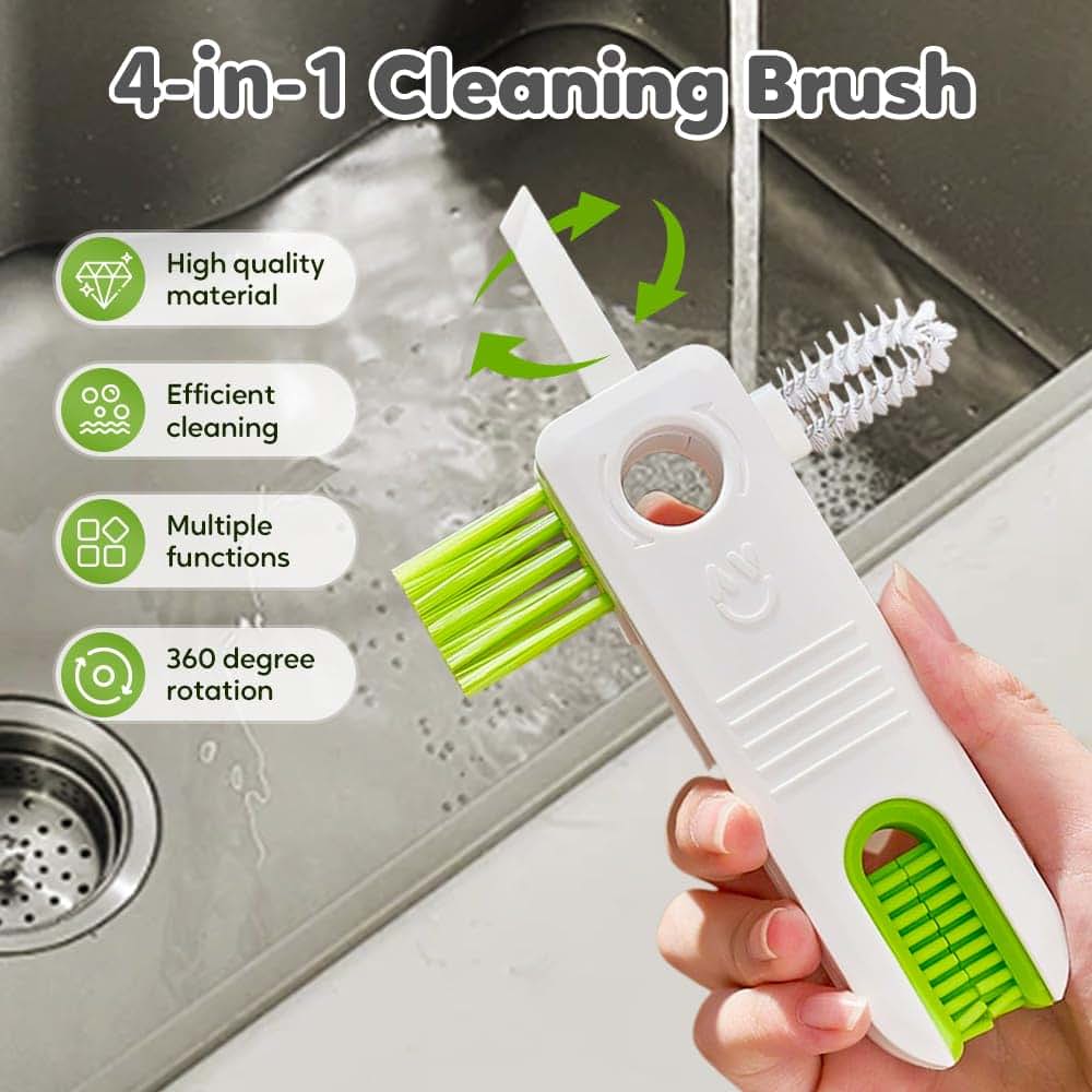 LBZLBZ 4 in 1 Cup Lid Cleaning Brush