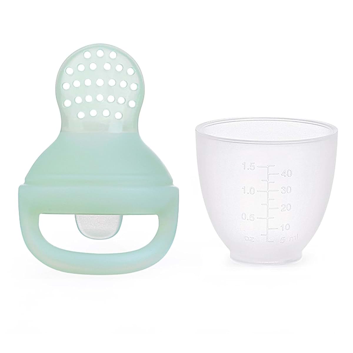 Lulyboo Silicone Fresh Fruit and Veggie Self-Feeder Pacifier for Babies 6+ Months