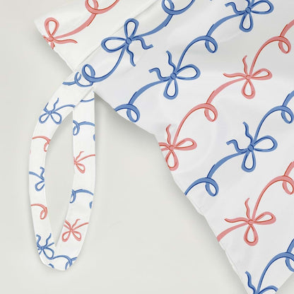 Pykfrhh Waterproof Wet Bag With Bowknot For Diapers And Travel