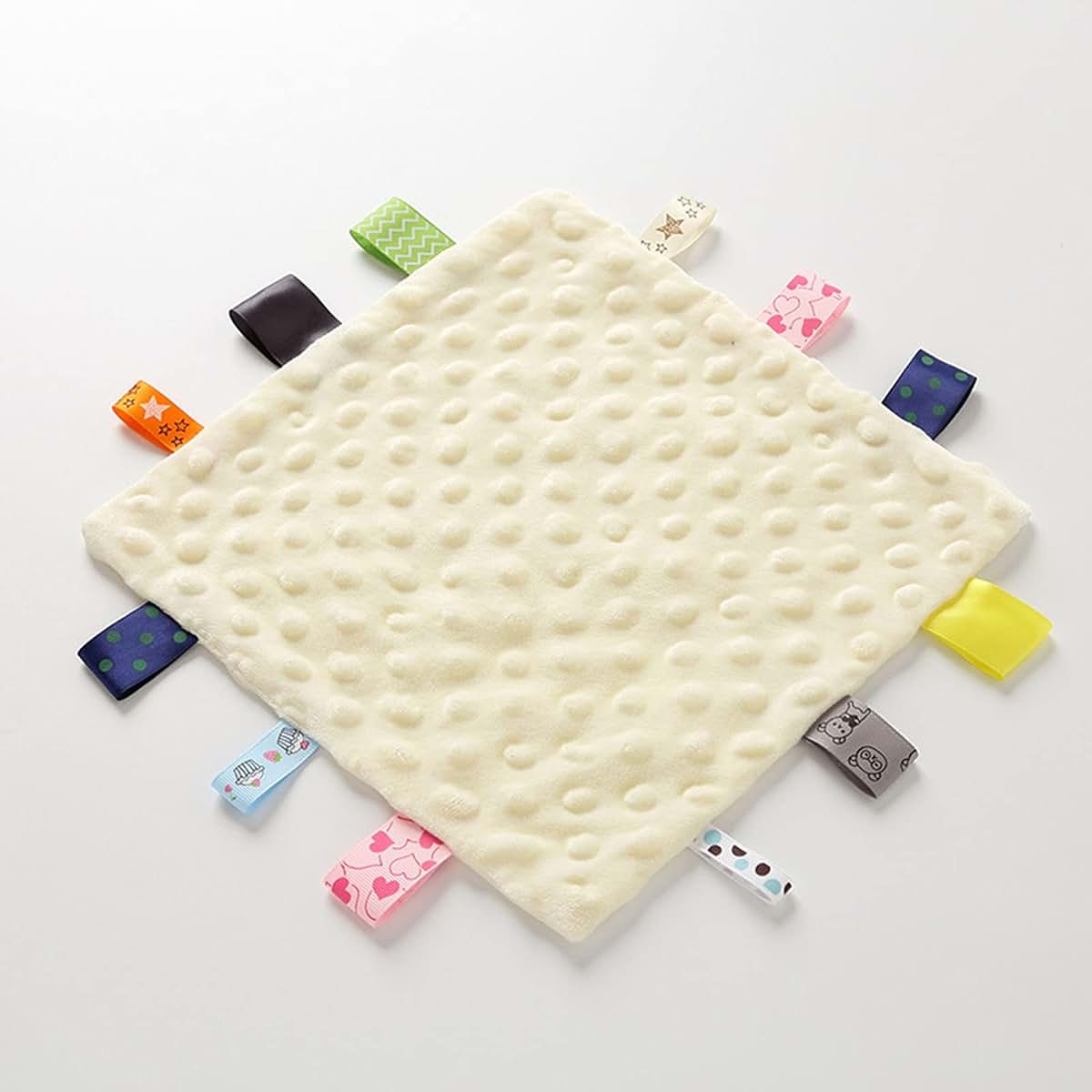 SHITINGRM Baby Appease Towel Soft Soother Teether Infants Comfort Sleeping Nursing Cuddling Square Sensory Security (photo 3)