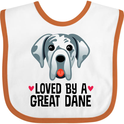 Inktastic Great Dane Dog Lover Baby Bib