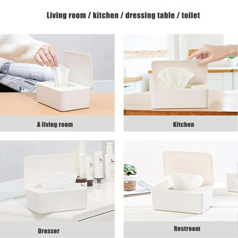 LINGNI Wipes Dispenser and Baby Diaper Wipes Case in Black (photo 3)