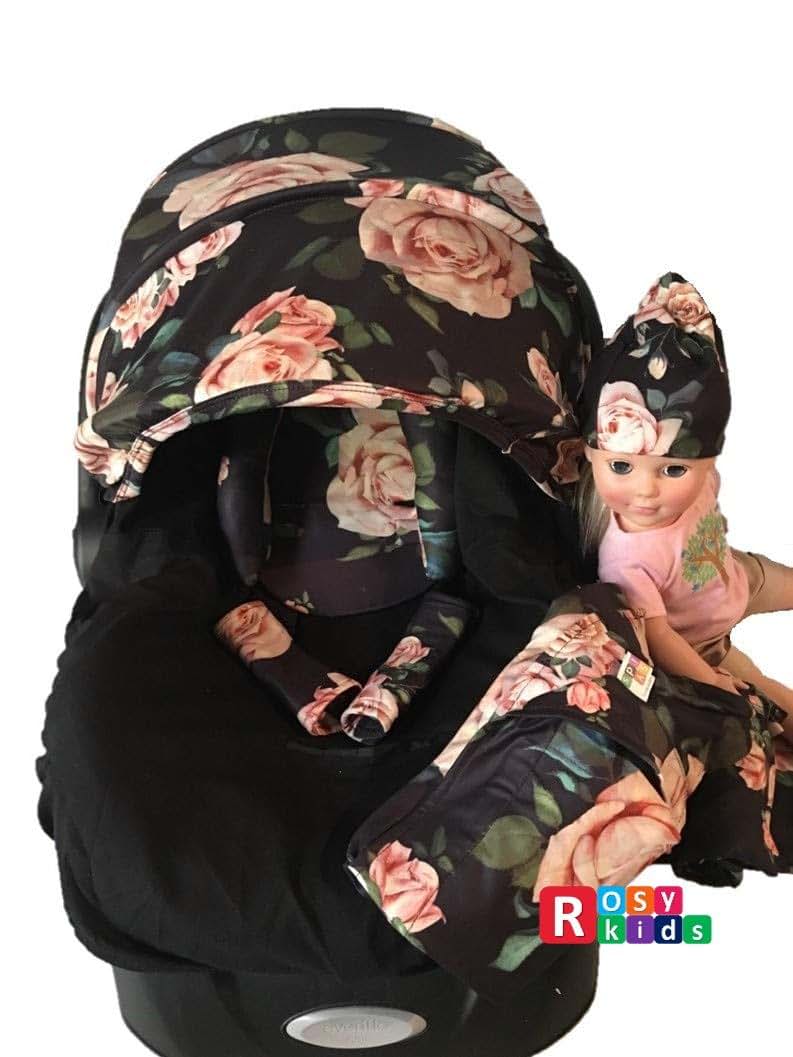 BabyOneStop 9-Piece Infant Car Seat Cover and Accessory Set