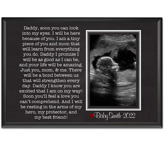 Anniversaree Personalized First Father's Day Canvas Poster New Baby Gift