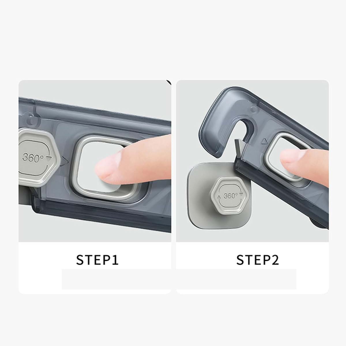 JOKOTI Cabinet Safety Lock for Round Knobs and Handles (photo 4)