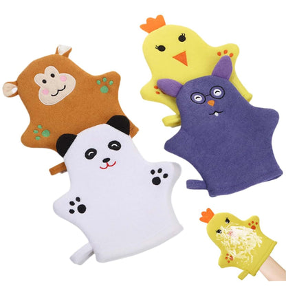 Nidone 4-Piece Cartoon Animal Baby Washcloths (photo 4)