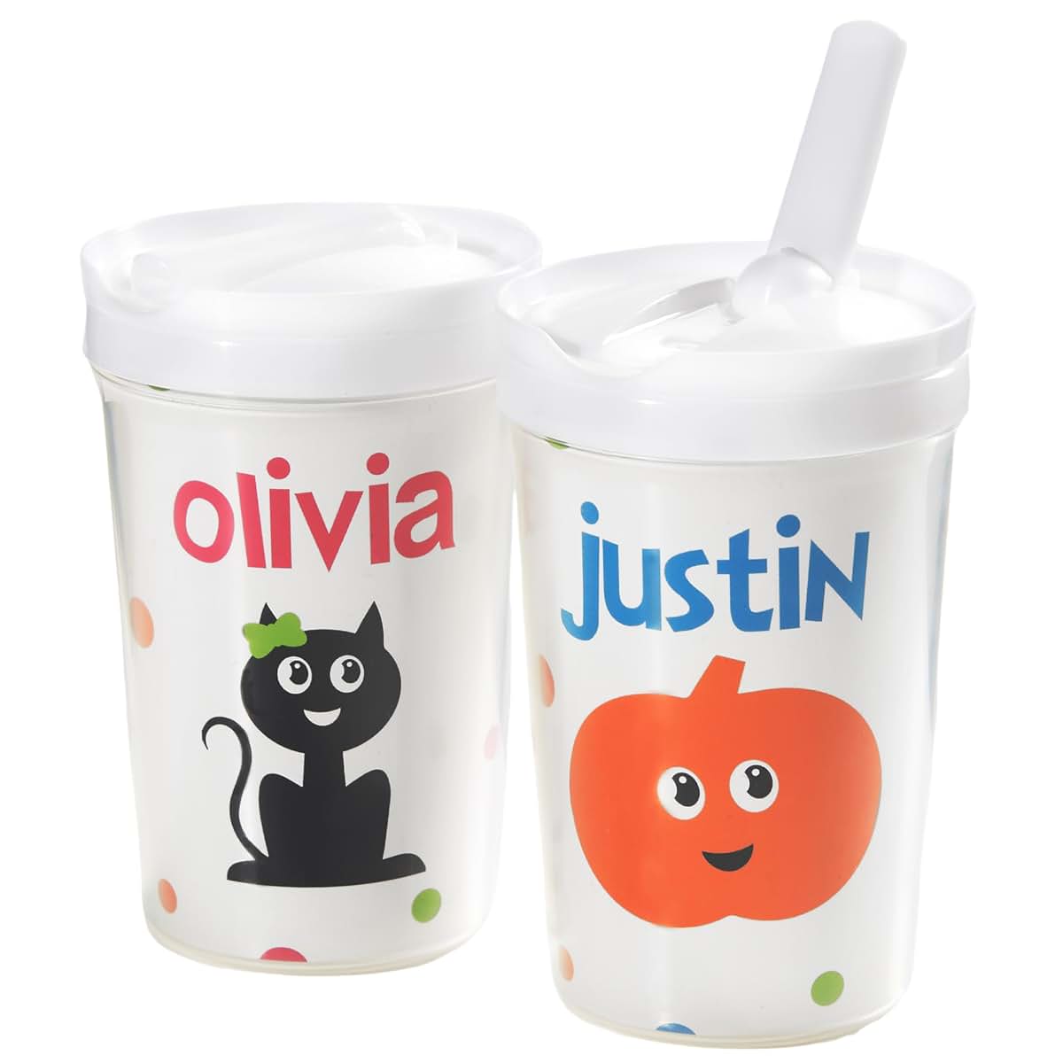 Personalization Universe Halloween Character Personalized Toddler 8oz. Sippy Cup