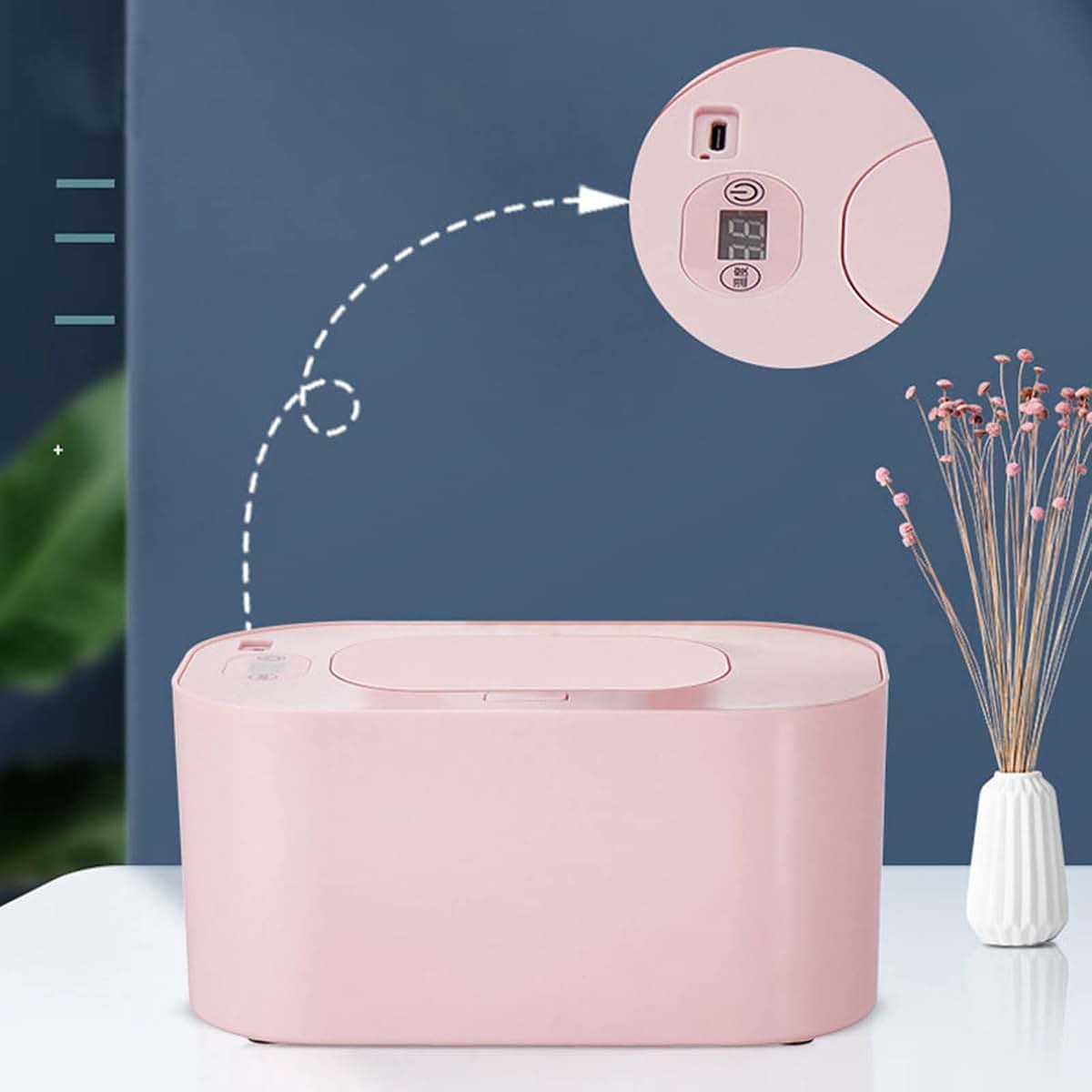 Portable Electric Wet Wipes Warmer Dispenser for Baby Care