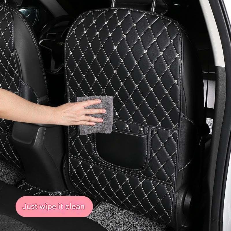 SGMFVXVRO 2pcs Car Seat Back Protectors for Lexus TX 350 500H 550H+ 2024-2025, Leather Backseat Kick Guard Seat Saver (photo 4)