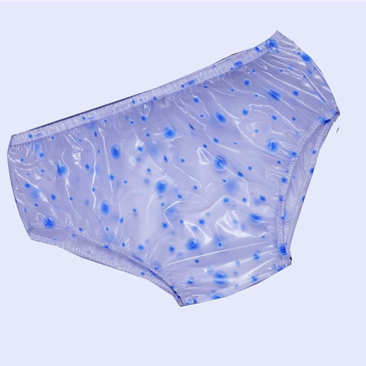 TAPIVA Adult Plastic Pants PVC Incontinence Diaper Cover Waterproof Vinyl Plastic Diaper Pants Soft Plastic Film