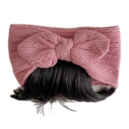 BLULILY Newborns Hairpiece Headwear Baby Girls Cosplay Headband with Lovely Bowknot Decor Festive Hair Accessories