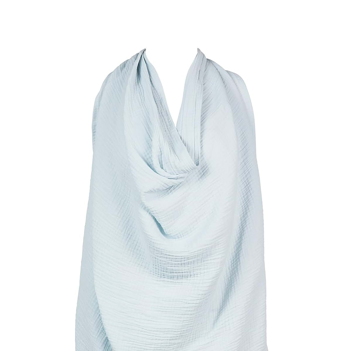 Snuggle Me Muslin Nursing Cover Up In Bluebell