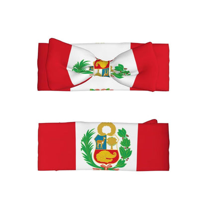 Yuangjhop Flag Of Peru Baby Bow Headband (photo 2)