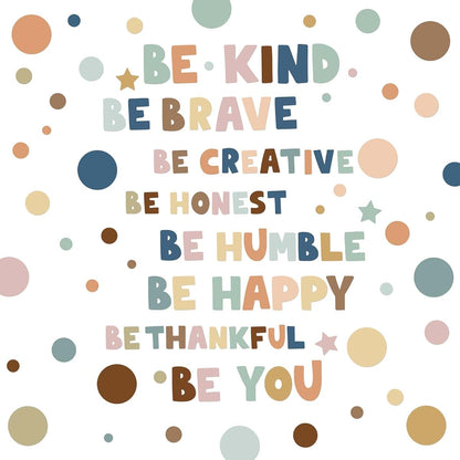 TaoBary 332 Pcs Polka Dot Wall Decals with Inspirational Phrases, Boho Peel and Stick Stickers for Nursery and Playroom