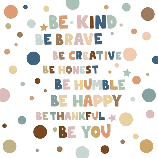 TaoBary 332 Pcs Polka Dot Wall Decals with Inspirational Phrases, Boho Peel and Stick Stickers for Nursery and Playroom