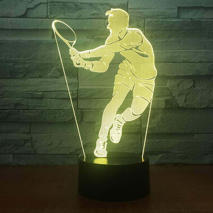 Jinnwell 3D Tennis Night Light With Touch Control (photo 3)