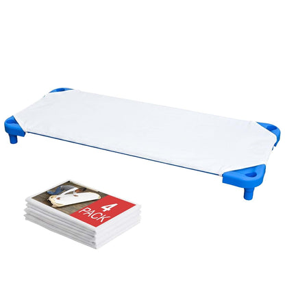 Angeles Value Line White Cot Sheets for Daycare and Toddler Cots