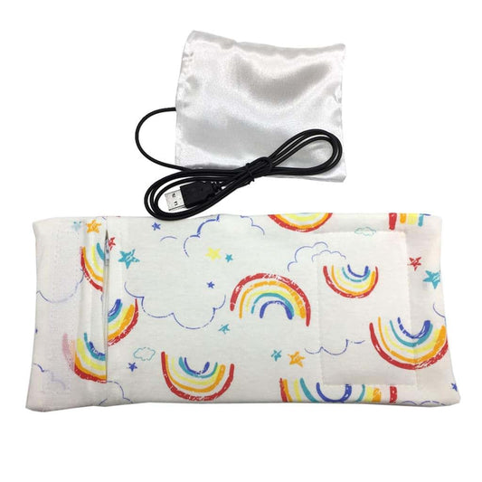 KSTZGTA Portable USB Milk Water Warmer Insulated Bag Freshness Preserved Baby Nursing Bottle Heater for Car Travel