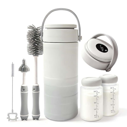 Hokoriiiku Portable Breast Milk Cooler 22oz With Temp Display