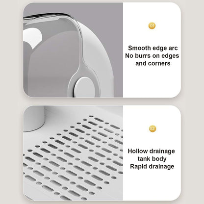 Biniveil Baby Bottle Drying Rack With Dustproof Lid And Drain Tray (photo 3)