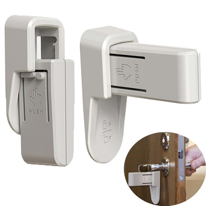 iLulala-USA 2-Pack Child Proof Door Lock, Adhesive Install