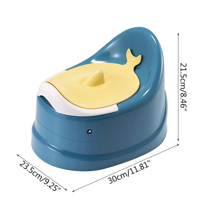 CAZSTYK Toilet with Separating Design Potty Training Seat with Lid Splash Guard Toddler Training Toilet Lightweight (photo 3)