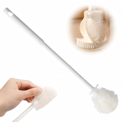 BabyOneStop 360° Flexible Silicone Bottle Brush With Long Handle